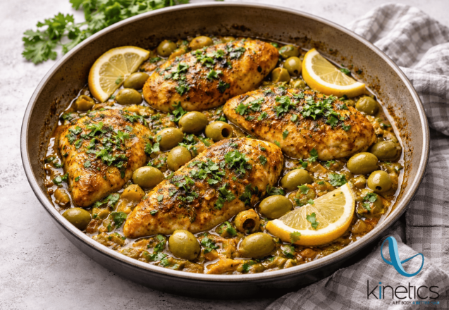 Moroccan-Style Chicken with Olives