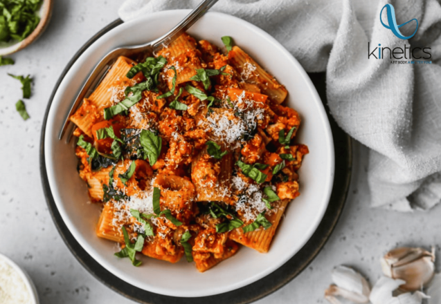 Tofu Tomato Pasta With Vegetables (Vegan)