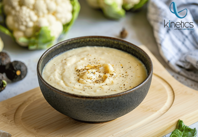 Chilled Coconut–Cauliflower Soup (Vegetarian)
