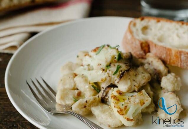 Recipe: Lentil Pasta with Roasted Cauliflower Cream Sauce